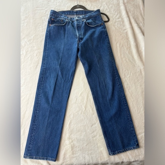 Levi's Other - Levi’s Jeans W32 L32 Made in the USA Medium Blue Retro 90s Dad Vtg